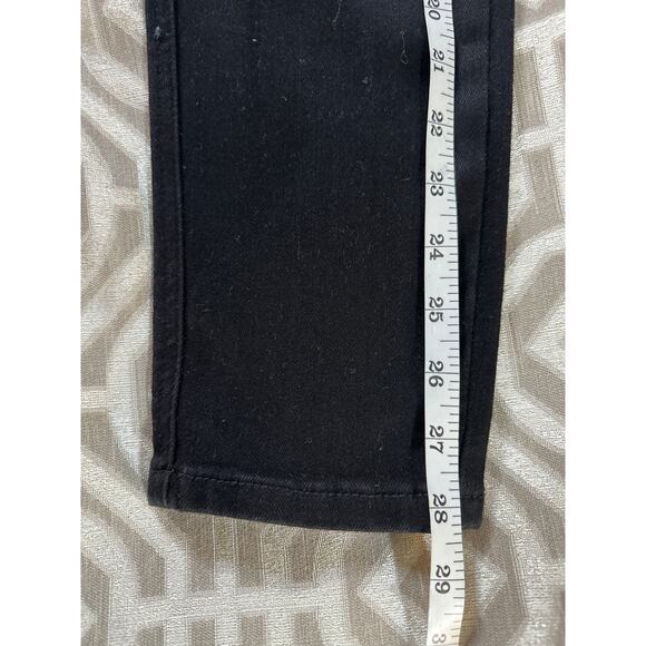 Judy Blue High Waist Tummy Control Skinny Black Denim Size13/31 Stretch Fit - Picture 3 of 7